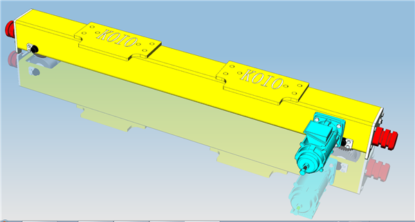 Double crane end beam 