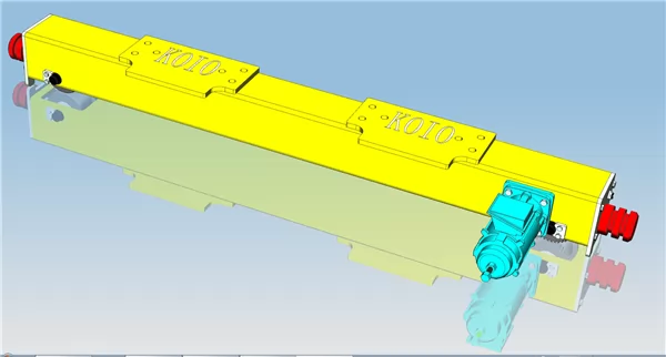 Double crane end beam 