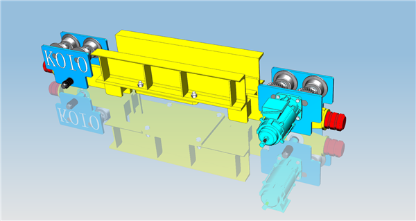   European style suspension crane end beam 