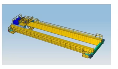  LH European Electric Double Girder Overhead Crane