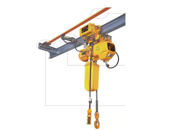 Dual speeds traveling  type 1T high quality light and small chain electric hoist HHBB01-01S 