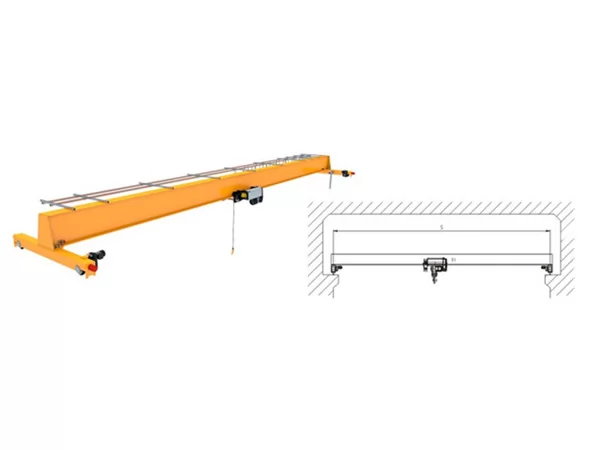  LD European Electric Single Girder Overhead Crane